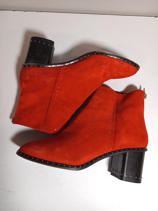 rag & bone Shoes - Rag & Bone Red Willow Suede Leather Studded Ankle Boots Size 40 US 10
